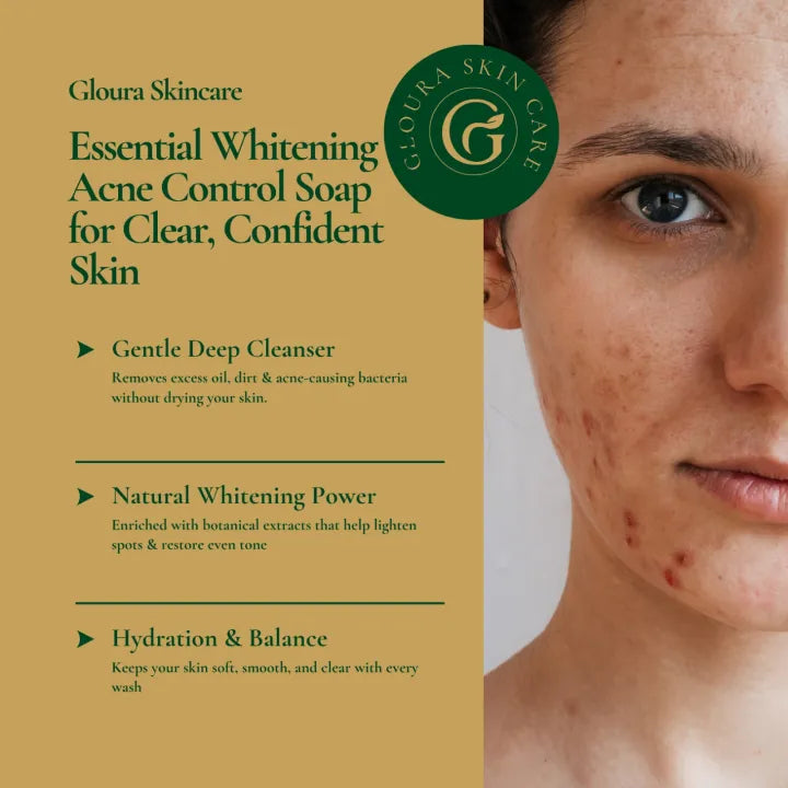 Gloura Whitening & Acne Control Handmade Soap